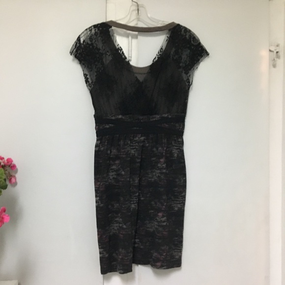 Free People black, gray & dark pink dress. Small - Picture 3 of 16